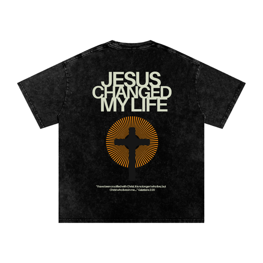 Acid Wash Oversize T-Shirt - 250 GSM